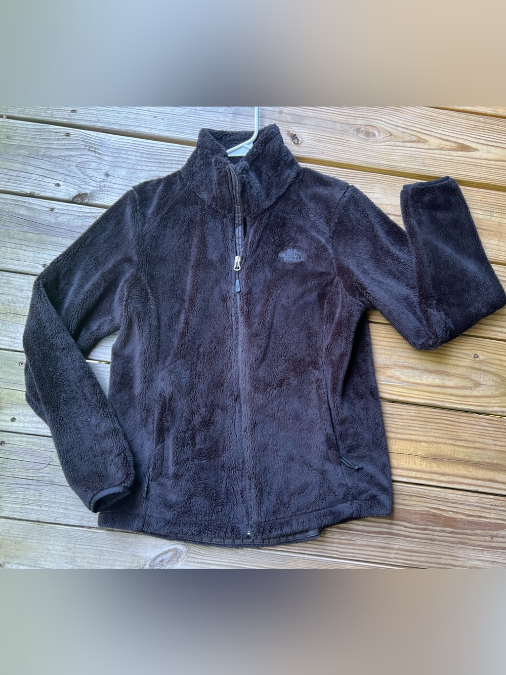 The North Face Woman’s Medium Black Plush Full-Zip Jacket